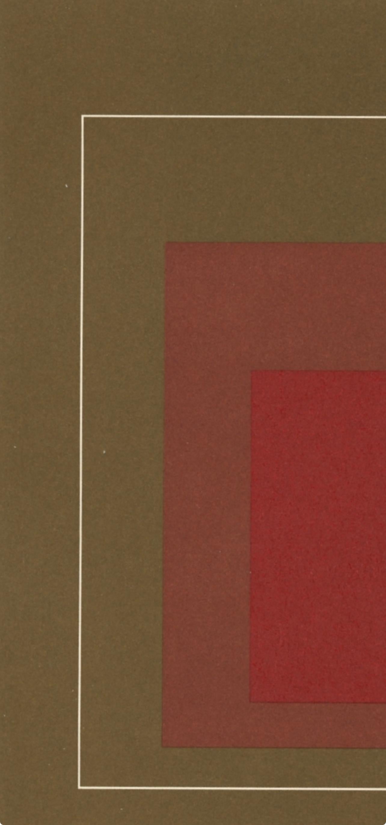 Josef Albers, Homage To The Square, Josef Albers: White Line Squares, Lithograph