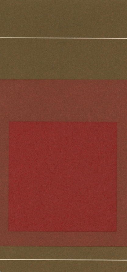 Josef Albers, Homage To The Square, Josef Albers: White Line Squares, Lithograph