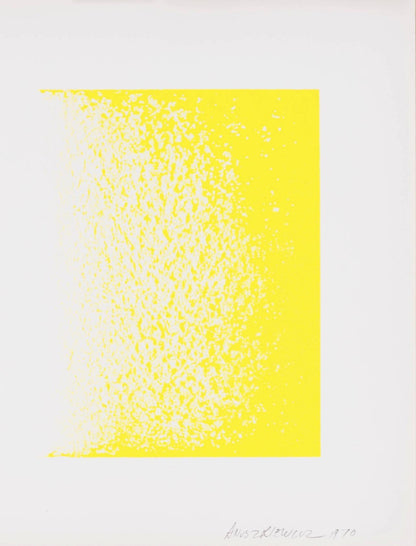 Richard Anuszkiewicz, Yellow Reversed, Art In America, Lithograph