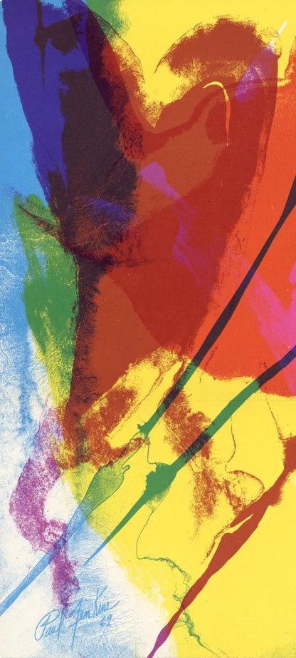 Paul Jenkins, Phenomena, Tide Finder, Art In America, Lithograph