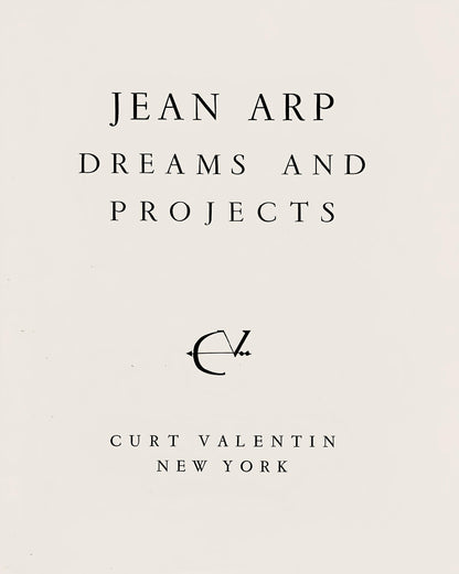 Hans Jean Arp, Composition (Arntz 148-175; Hagenbach A 25; Bolliger 54), Dreams And Projects,