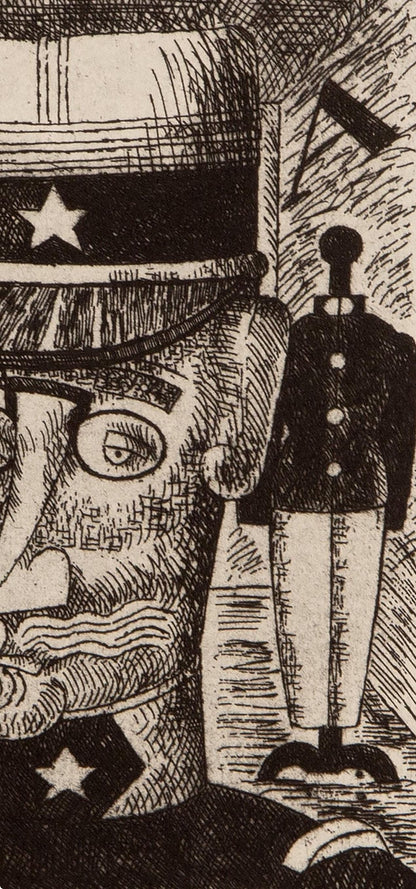 Marcel Gromaire, Composition, Vers Un Monde Volage, Etching