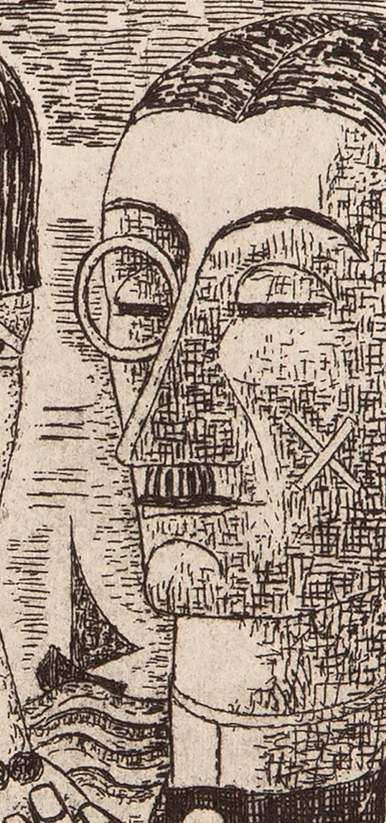 Marcel Gromaire, Composition, Vers Un Monde Volage, Etching