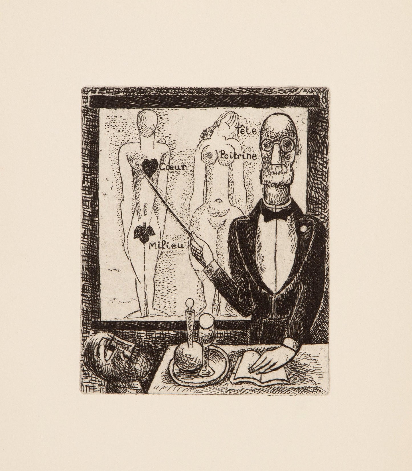 Marcel Gromaire, Composition, Vers Un Monde Volage, Etching