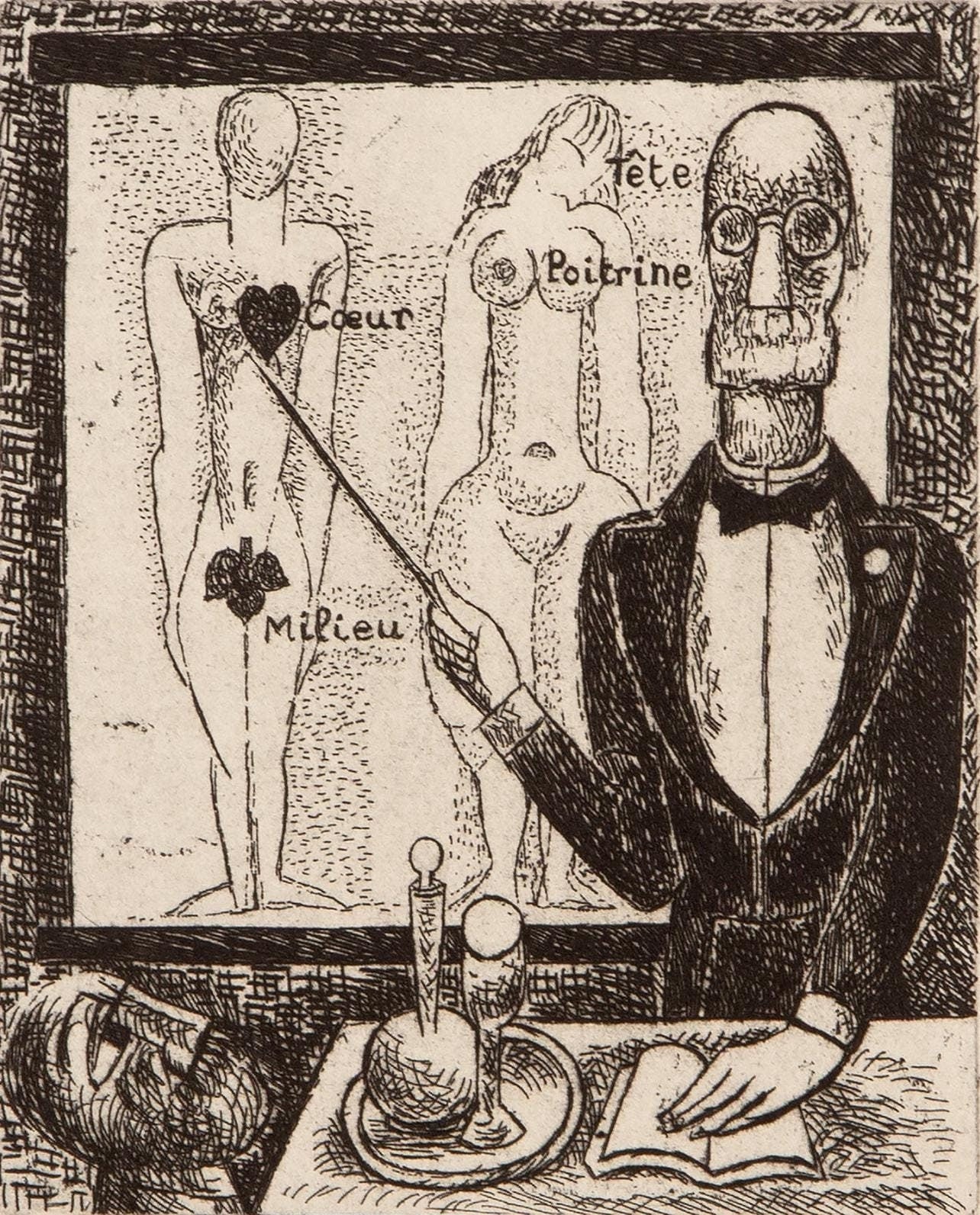 Marcel Gromaire, Composition, Vers Un Monde Volage, Etching