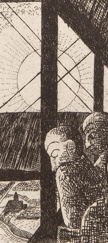 Marcel Gromaire, Composition, Vers Un Monde Volage, Etching