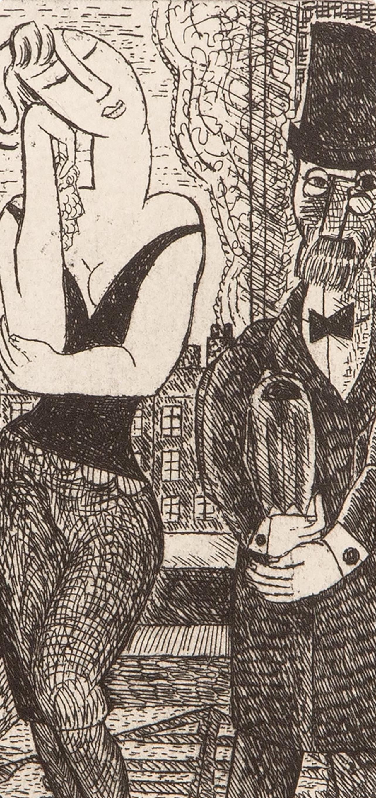 Marcel Gromaire, Composition, Vers Un Monde Volage, Etching