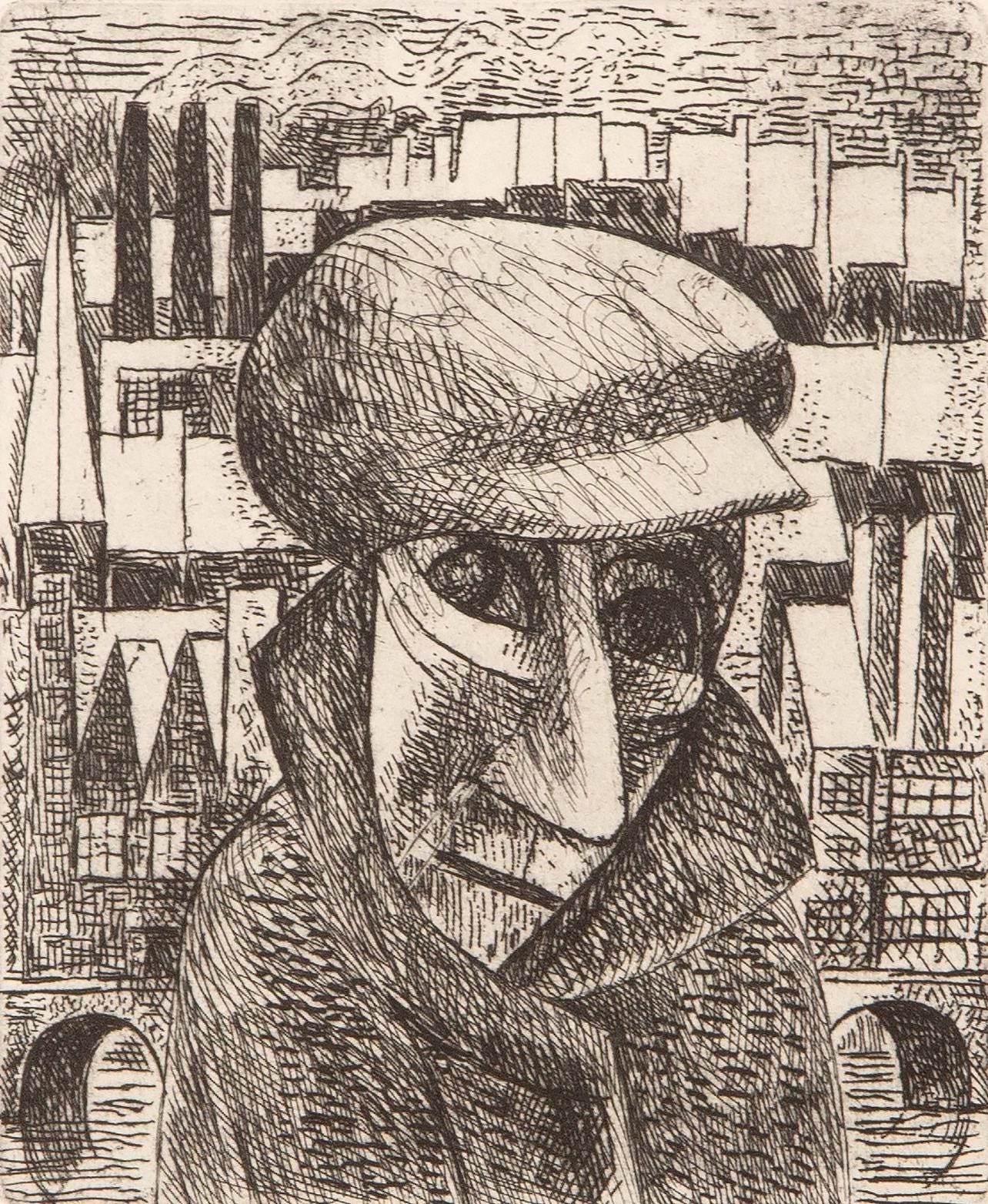 Marcel Gromaire, Composition, Vers Un Monde Volage, Etching