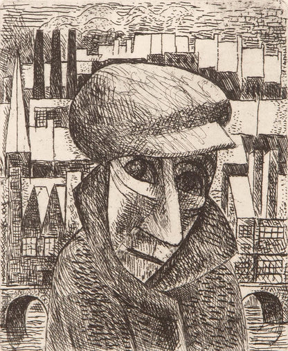 Marcel Gromaire, Composition, Vers Un Monde Volage, Etching