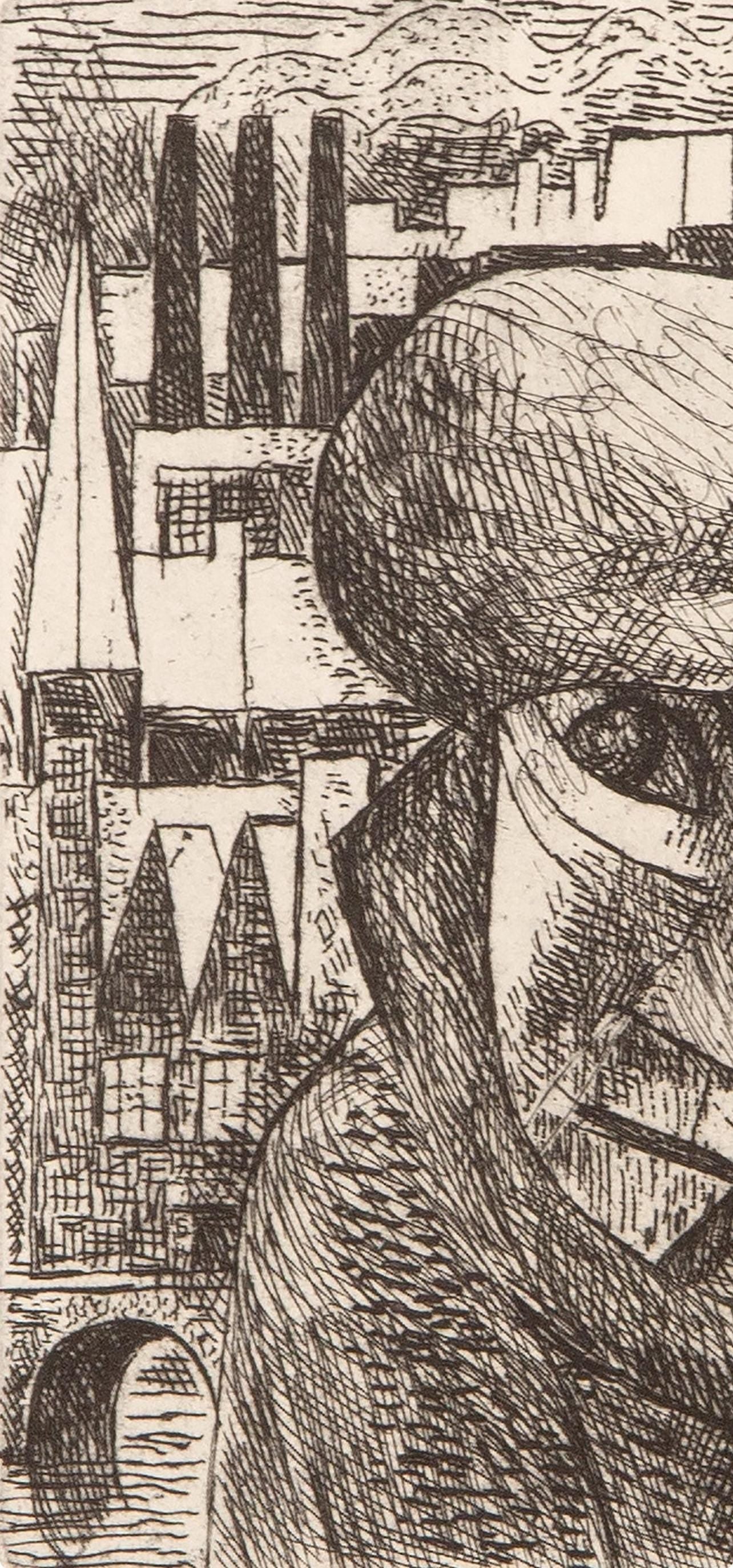 Marcel Gromaire, Composition, Vers Un Monde Volage, Etching