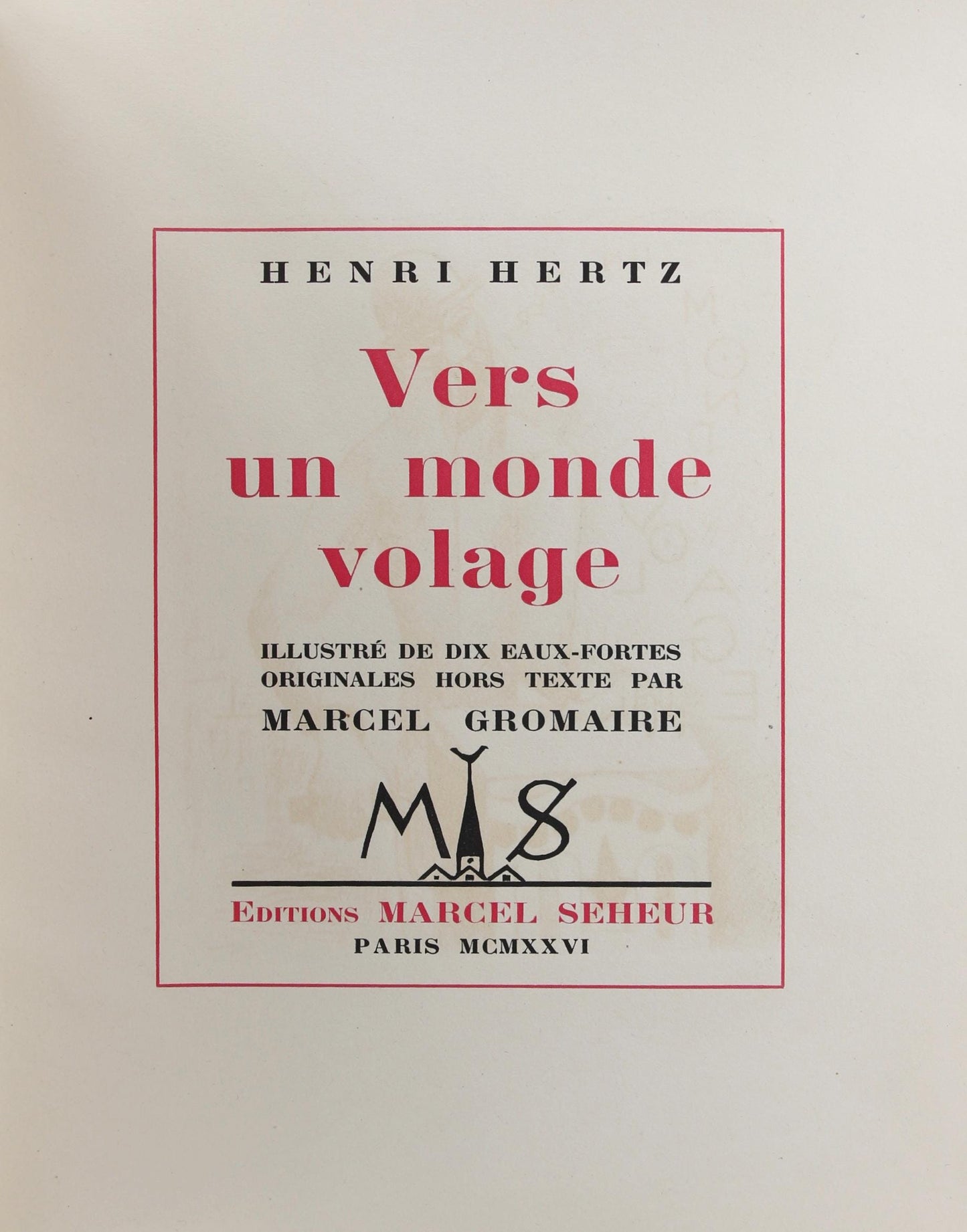 Marcel Gromaire, Composition, Vers Un Monde Volage, Etching