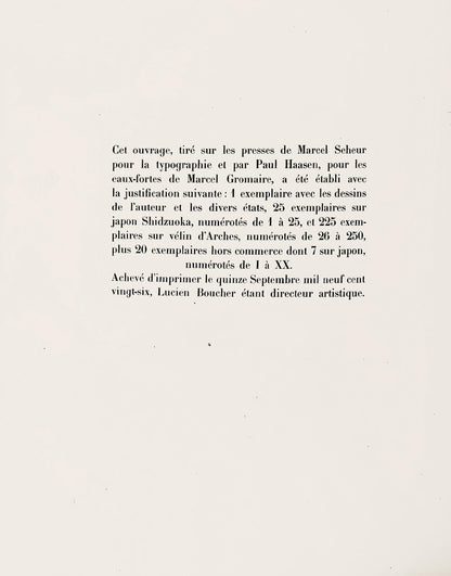 Marcel Gromaire, Composition, Vers Un Monde Volage, Etching