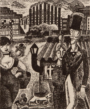 Marcel Gromaire, Composition, Vers Un Monde Volage, Etching