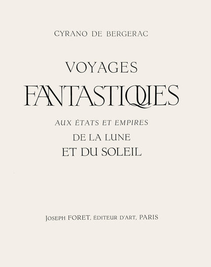 Bernard Buffet, Composition (Reinz 208-222), Voyages Fantastiques, Etching