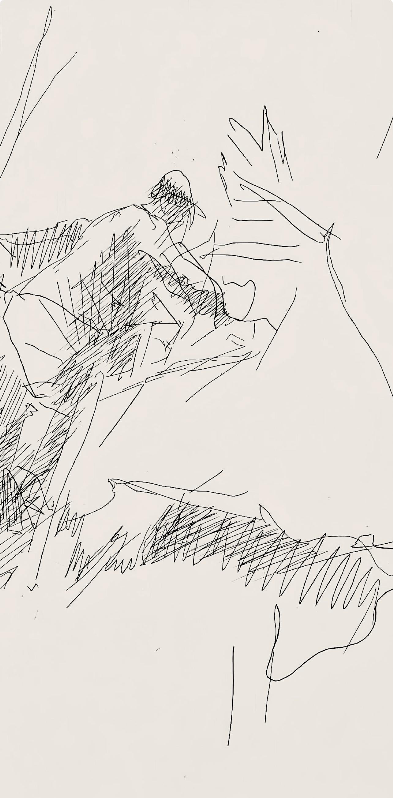 Jacques Villon, Composition (Ginestet/Pouillon 42-64), Hsiode, Les Travaux Et Les Jours, Etching