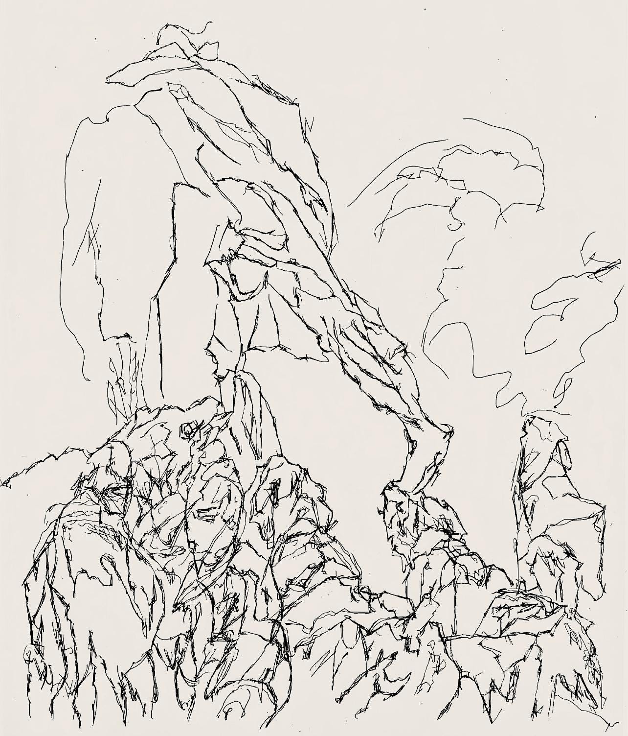 Jacques Villon, Composition (Ginestet/Pouillon 42-64), Hsiode, Les Travaux Et Les Jours, Etching