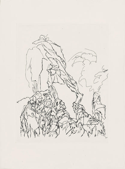 Jacques Villon, Composition (Ginestet/Pouillon 42-64), Hsiode, Les Travaux Et Les Jours, Etching