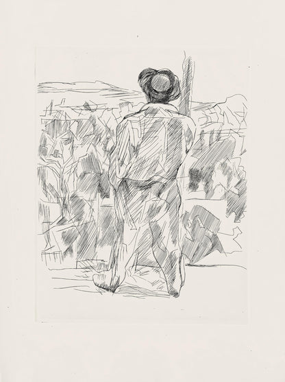 Jacques Villon, Composition (Ginestet/Pouillon 42-64), Hsiode, Les Travaux Et Les Jours, Etching