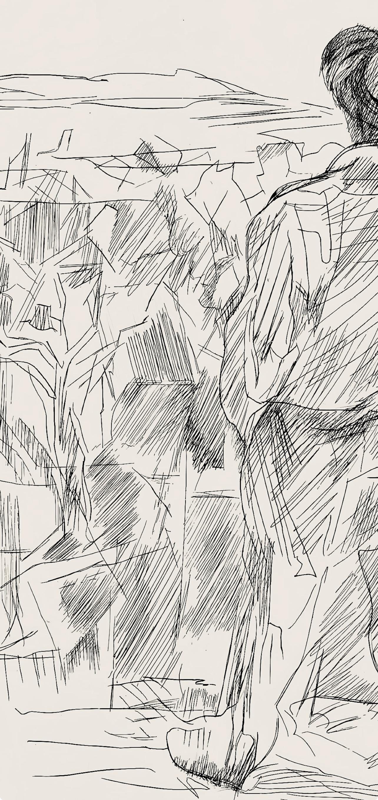 Jacques Villon, Composition (Ginestet/Pouillon 42-64), Hsiode, Les Travaux Et Les Jours, Etching