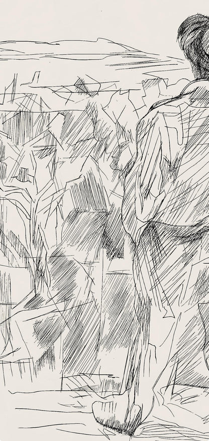 Jacques Villon, Composition (Ginestet/Pouillon 42-64), Hsiode, Les Travaux Et Les Jours, Etching