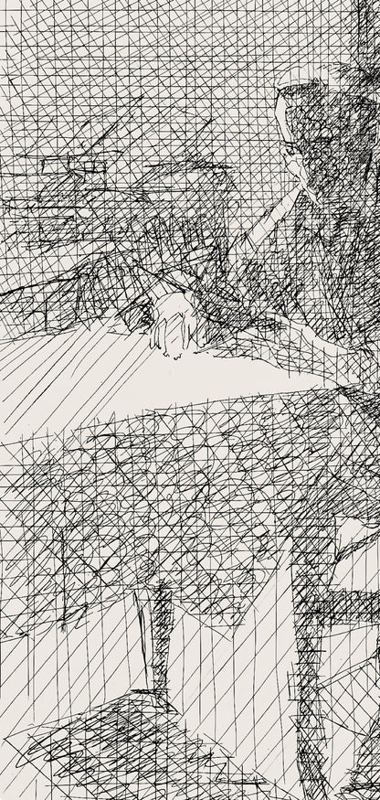 Jacques Villon, Composition (Ginestet/Pouillon 42-64), Hsiode, Les Travaux Et Les Jours, Etching