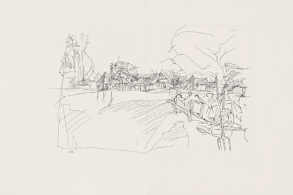 Jacques Villon, Composition (Ginestet/Pouillon 42-64), Hsiode, Les Travaux Et Les Jours, Etching