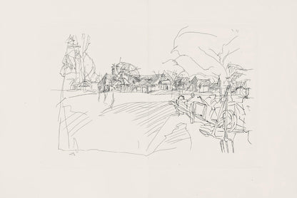 Jacques Villon, Composition (Ginestet/Pouillon 42-64), Hsiode, Les Travaux Et Les Jours, Etching