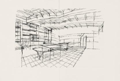 Jacques Villon, Composition (Ginestet/Pouillon 42-64), Hsiode, Les Travaux Et Les Jours, Etching