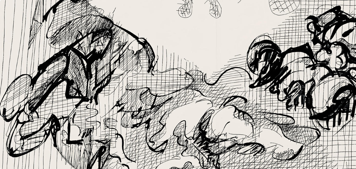 Jacques Villon, Composition (Ginestet/Pouillon 42-64), Hsiode, Les Travaux Et Les Jours, Etching