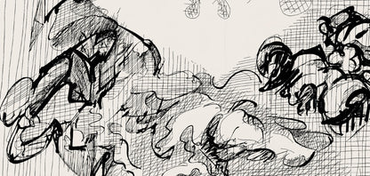 Jacques Villon, Composition (Ginestet/Pouillon 42-64), Hsiode, Les Travaux Et Les Jours, Etching