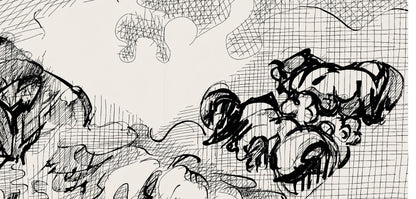 Jacques Villon, Composition (Ginestet/Pouillon 42-64), Hsiode, Les Travaux Et Les Jours, Etching