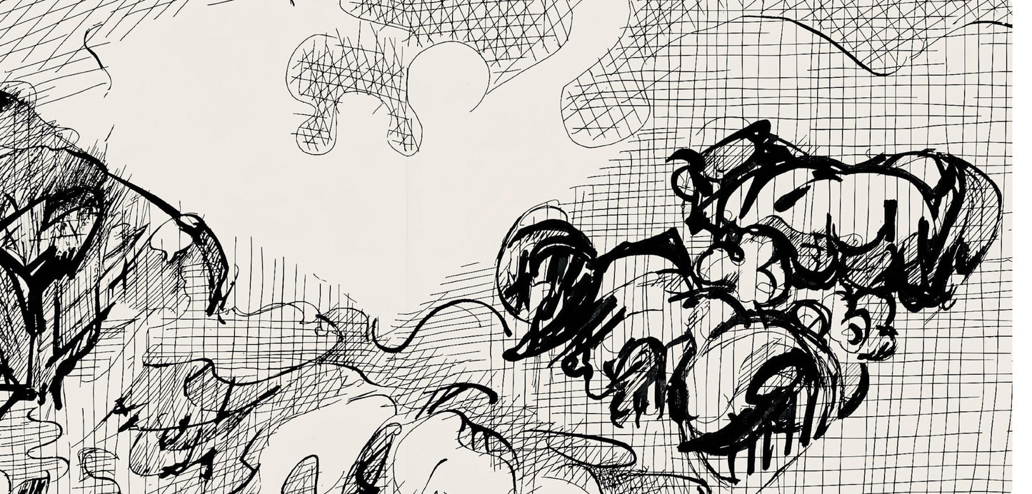 Jacques Villon, Composition (Ginestet/Pouillon 42-64), Hsiode, Les Travaux Et Les Jours, Etching