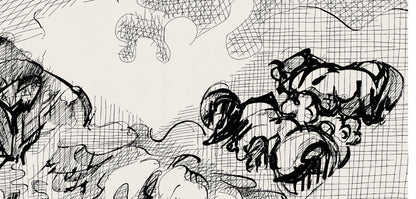 Jacques Villon, Composition (Ginestet/Pouillon 42-64), Hsiode, Les Travaux Et Les Jours, Etching