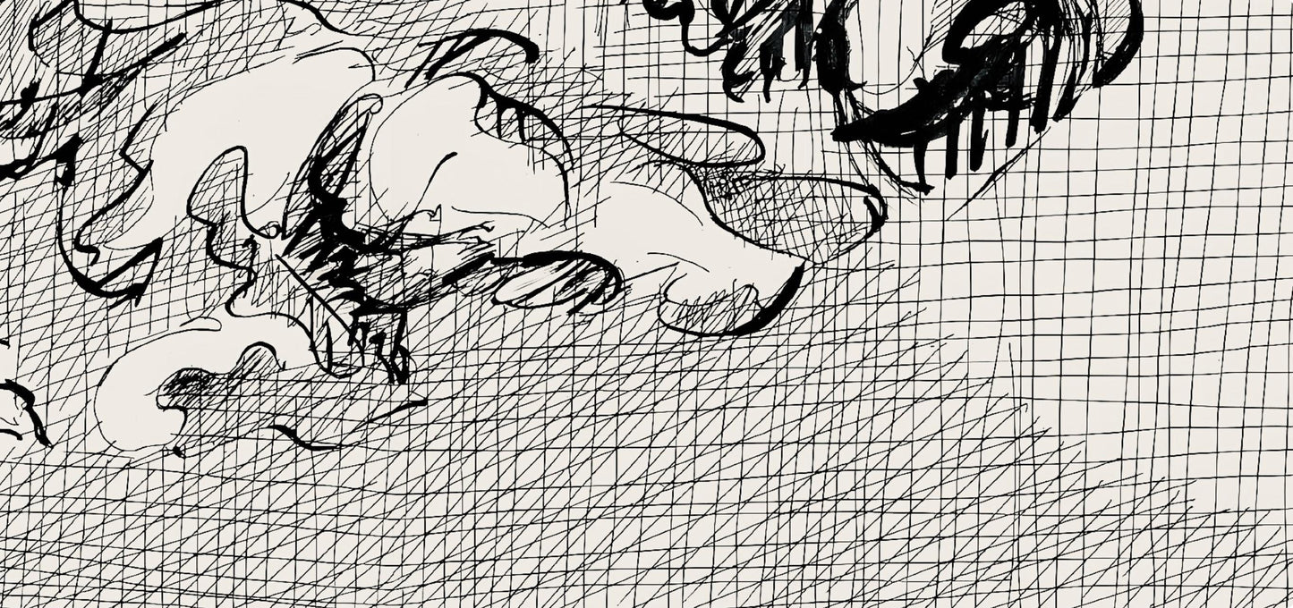 Jacques Villon, Composition (Ginestet/Pouillon 42-64), Hsiode, Les Travaux Et Les Jours, Etching