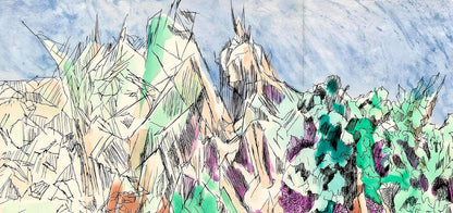 Jacques Villon, Composition (Ginestet/Pouillon 42-64), Hsiode, Les Travaux Et Les Jours, Etching