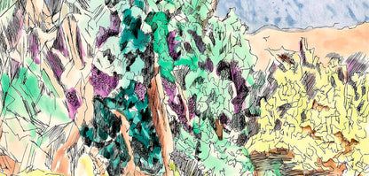 Jacques Villon, Composition (Ginestet/Pouillon 42-64), Hsiode, Les Travaux Et Les Jours, Etching