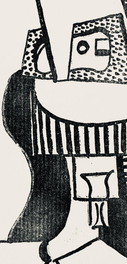 Pablo Picasso, Composition (Horodisch: No. D5; Orozco No. 17), Feu De Joie, Woodcut