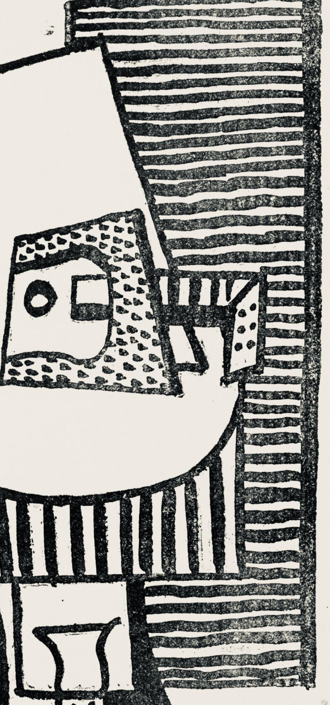 Pablo Picasso, Composition (Horodisch: No. D5; Orozco No. 17), Feu De Joie, Woodcut