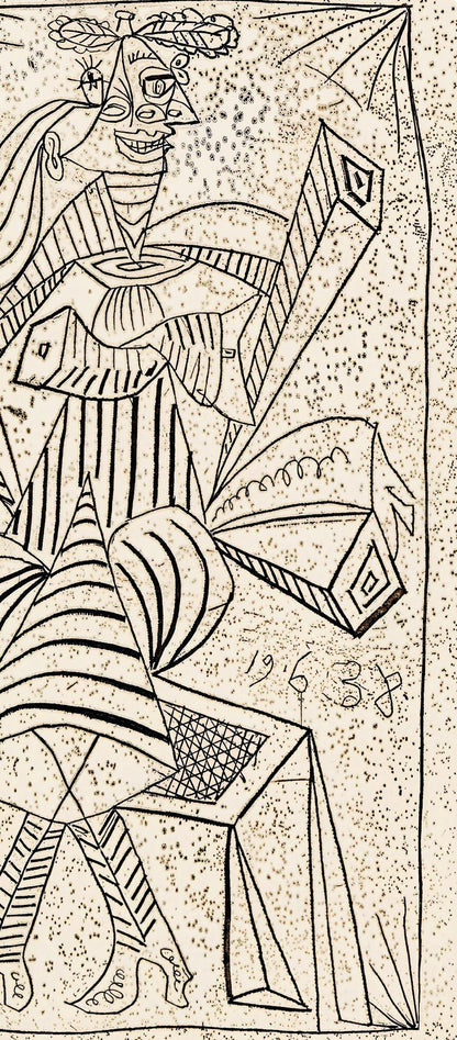 Pablo Picasso, Composition (Cramer 30; Horodisch D14; Bloch 307; Matarasso 28), Lithograph
