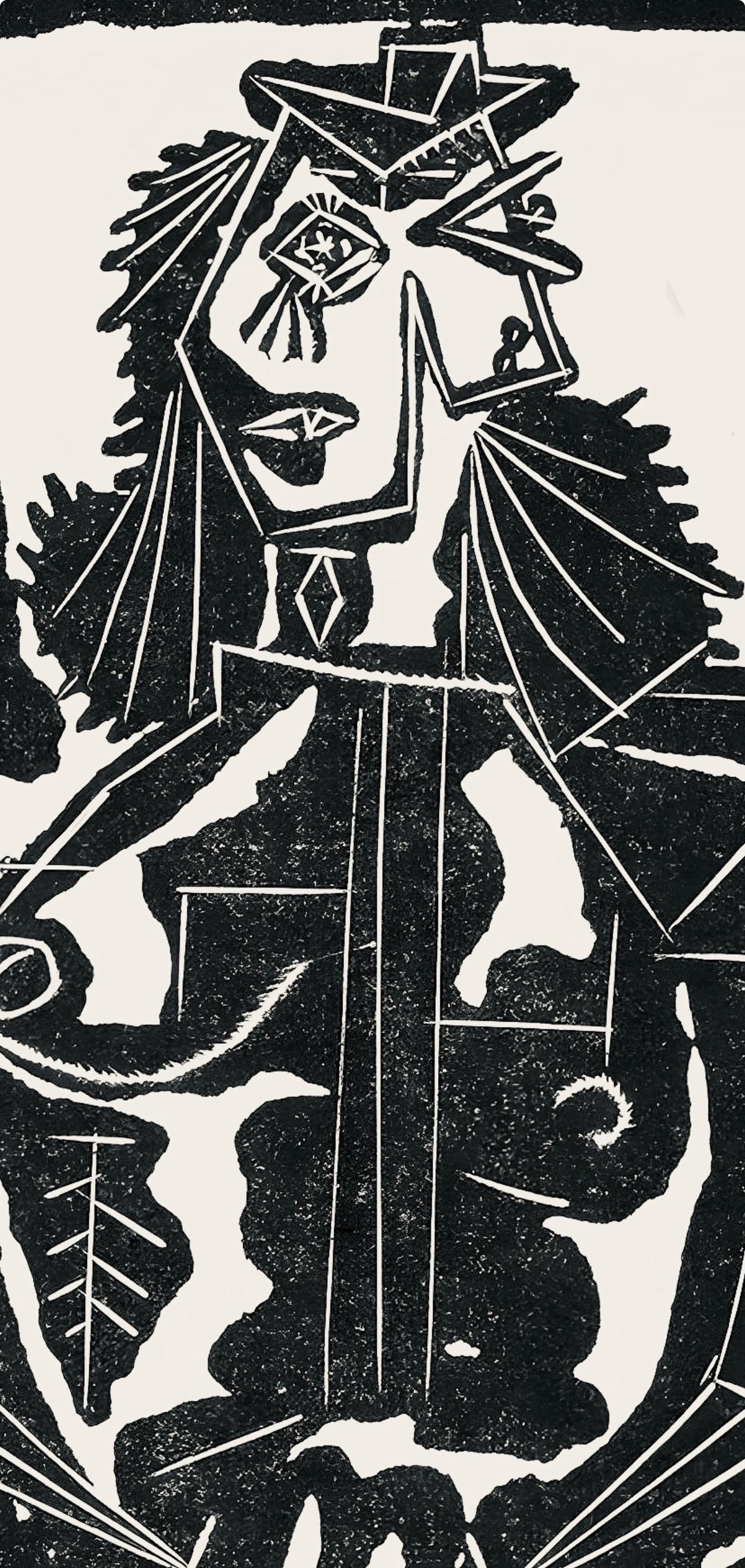 Pablo Picasso, Composition (Cramer 36; Bloch 360; Horodisch A6), Non Vouloir, Zincograph