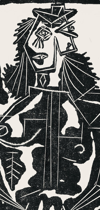 Pablo Picasso, Composition (Cramer 36; Bloch 360; Horodisch A6), Non Vouloir, Zincograph