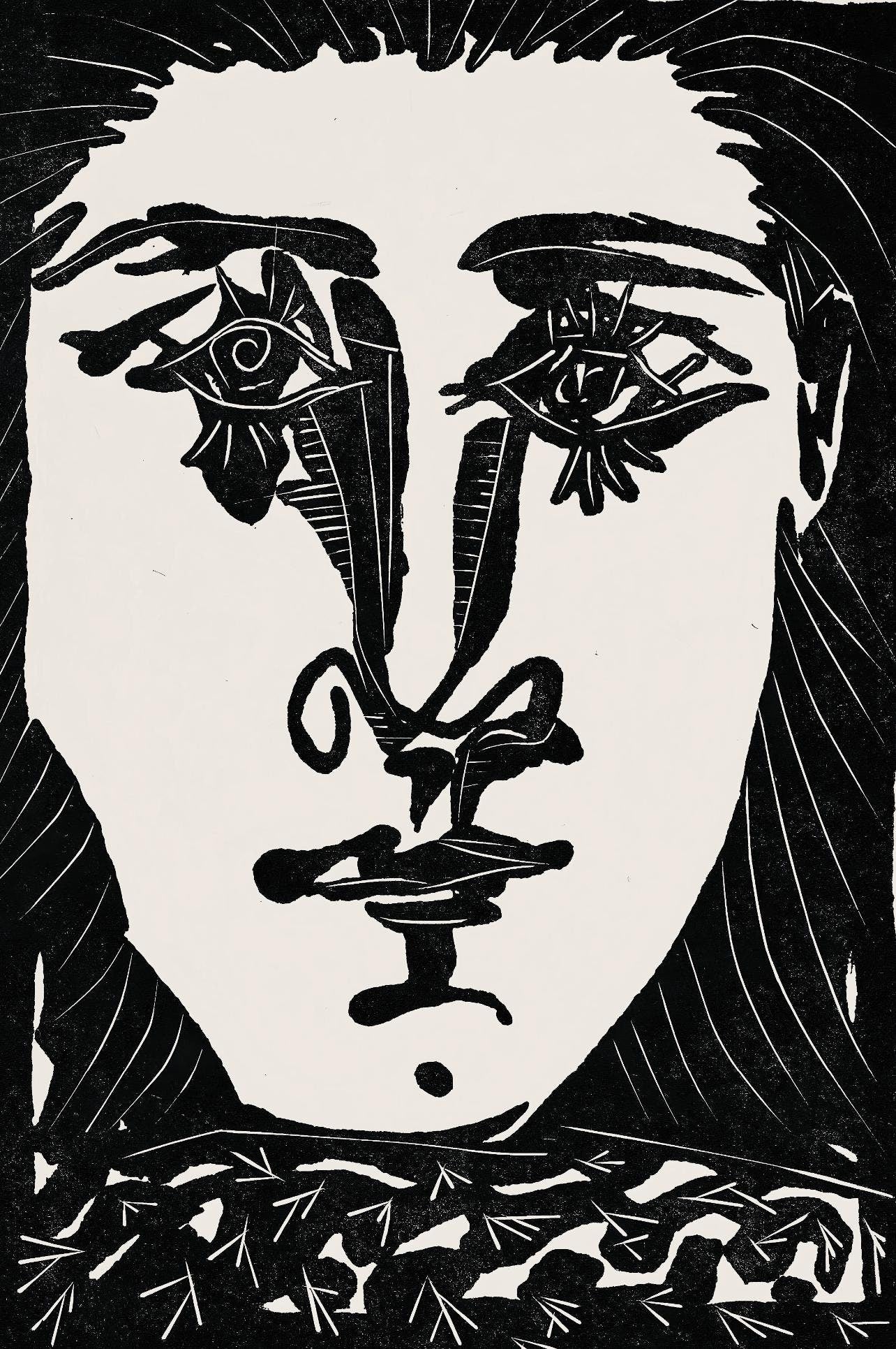 Pablo Picasso, Composition (Cramer 36; Bloch 360; Horodisch A6), Non Vouloir, Zincograph