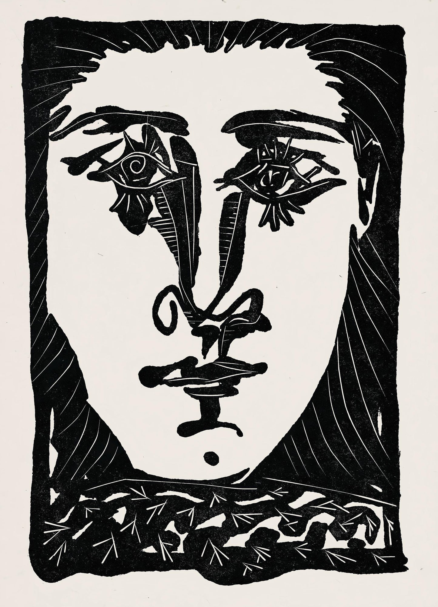 Pablo Picasso, Composition (Cramer 36; Bloch 360; Horodisch A6), Non Vouloir, Zincograph