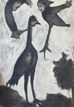 Marc Chagall, Composition, Contes De Boccace, Verve: Revue Artistique Et Littraire, Lithograph