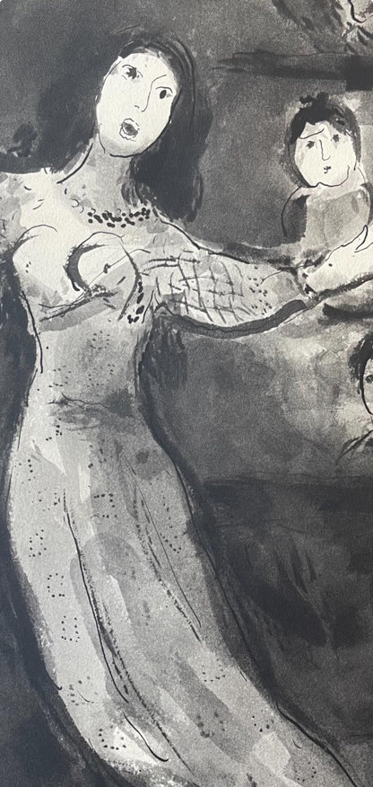 Marc Chagall, Composition, Contes De Boccace, Verve: Revue Artistique Et Littraire, Lithograph