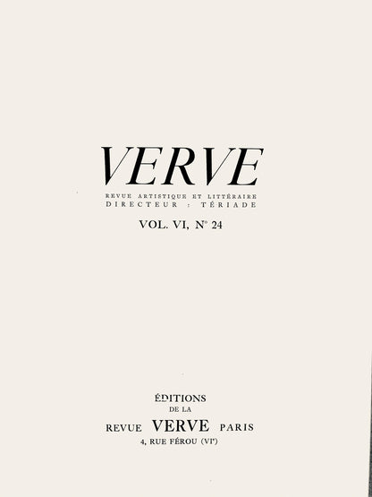 Marc Chagall, Composition, Contes De Boccace, Verve: Revue Artistique Et Littraire, Lithograph