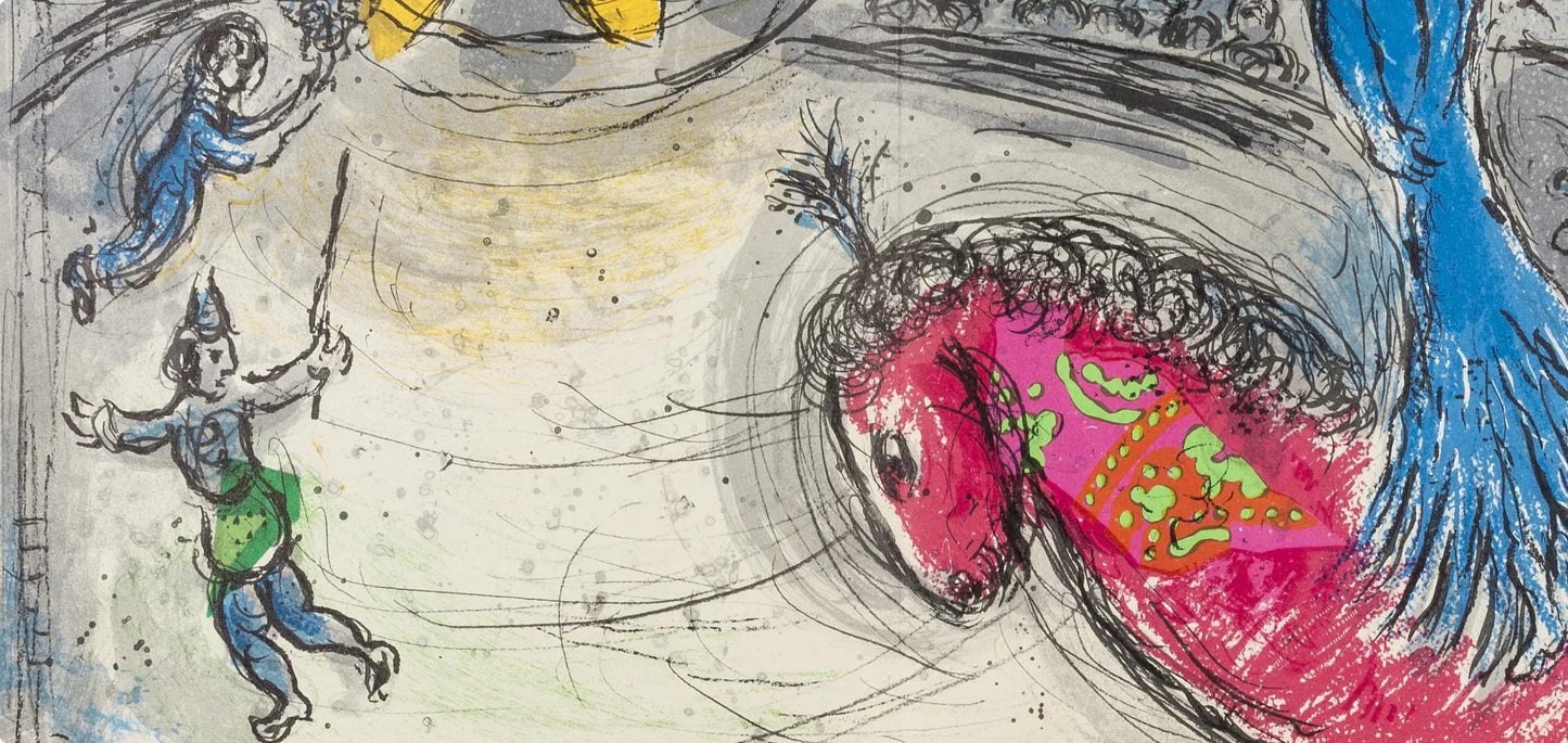 Marc Chagall, Composition (Cramer 110; Mourlot 945), Derrire Le Miroir, Lithograph