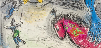 Marc Chagall, Composition (Cramer 110; Mourlot 945), Derrire Le Miroir, Lithograph