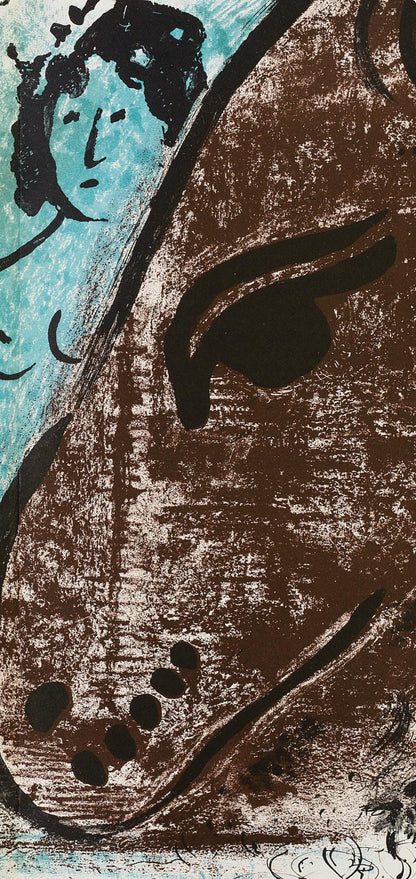 Marc Chagall, Composition (Cramer 21; Mourlot 61), Derrire Le Miroir, Lithograph