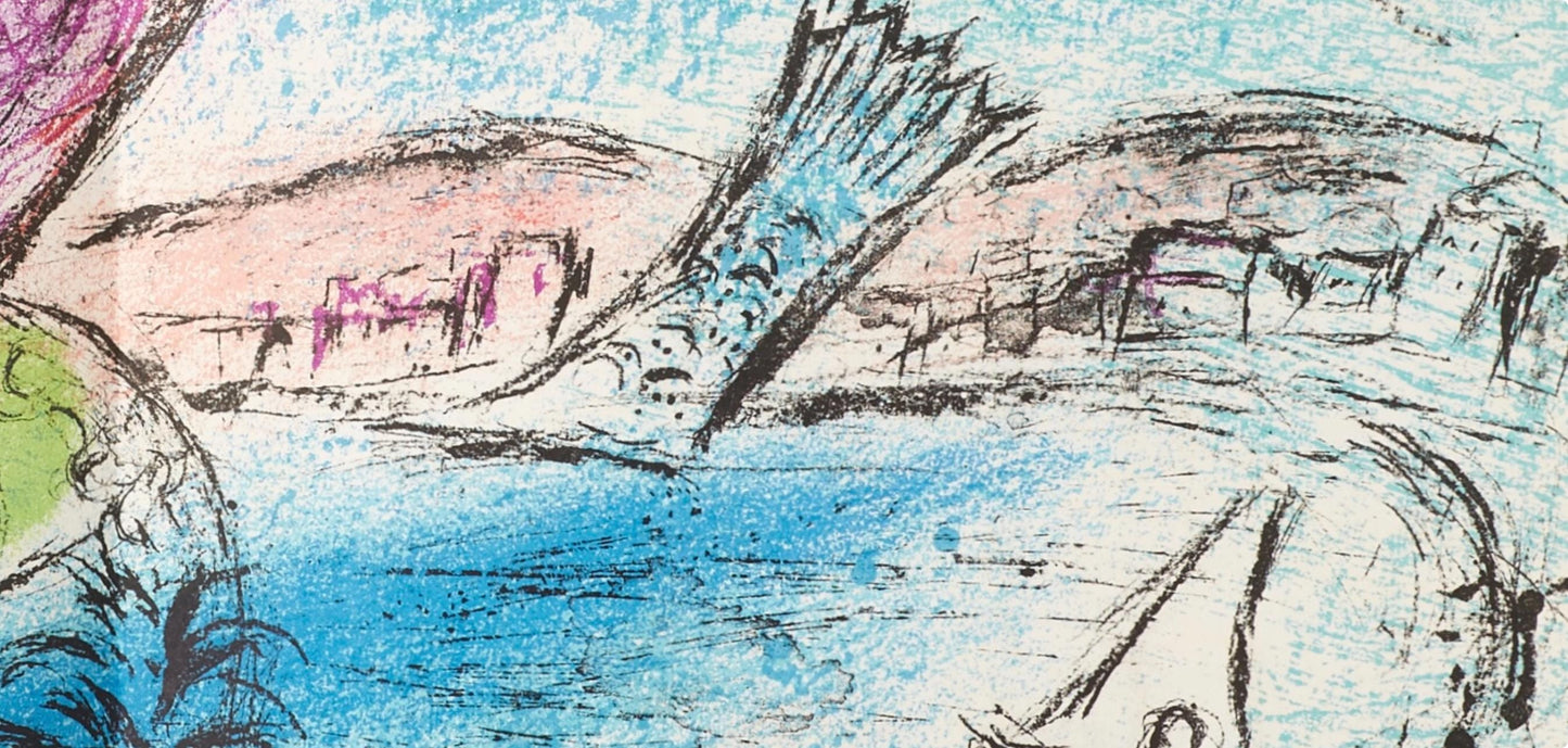 Marc Chagall, Composition (Cramer 50; Mourlot 356), Derrire Le Miroir, Lithograph